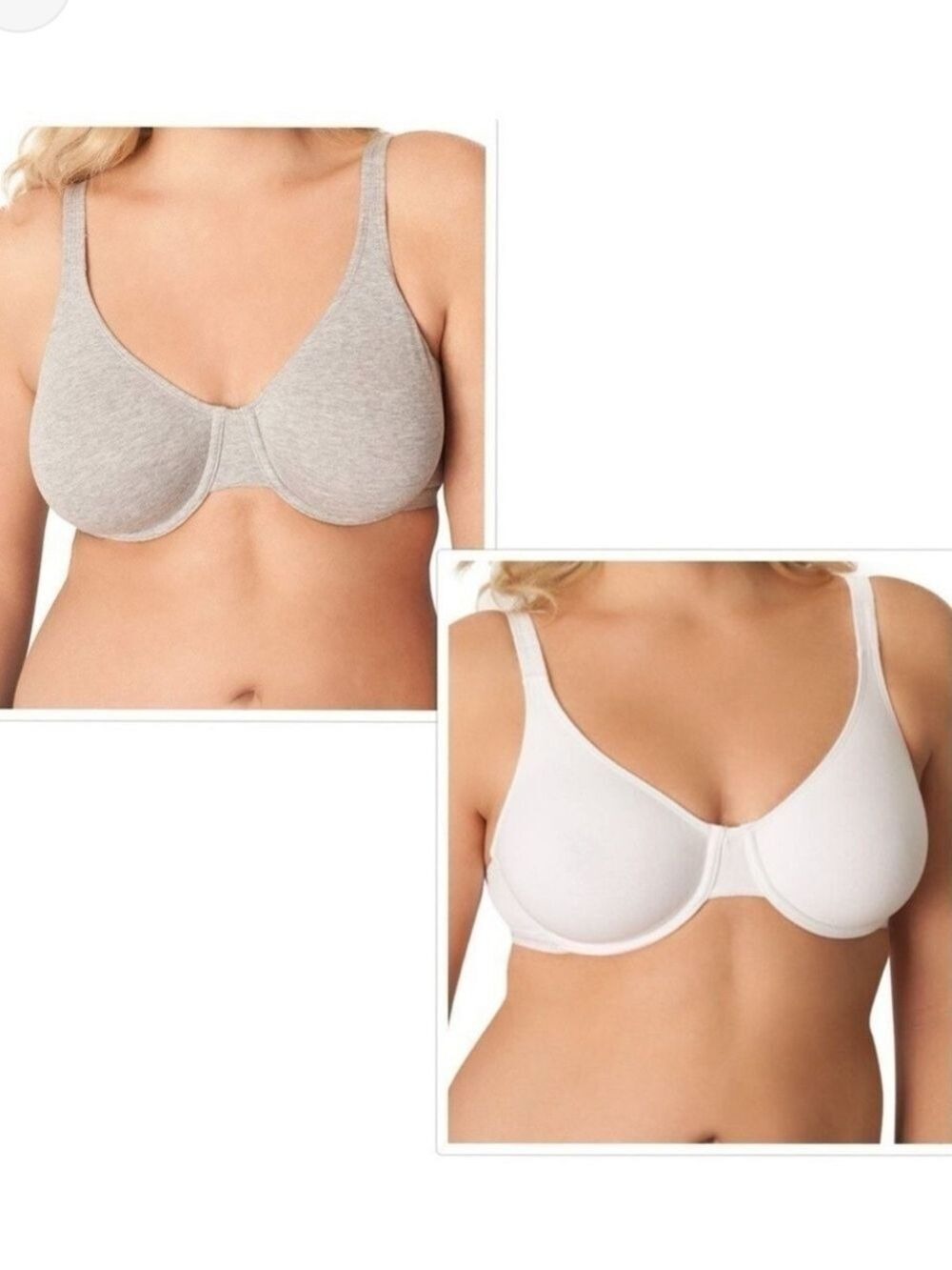 Fruit of the Loom beyondsoft smooth underwire 2-pack bras 38C